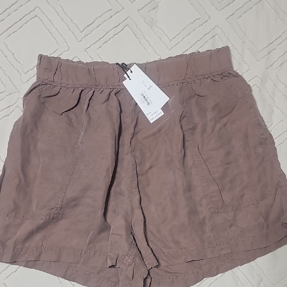 High Waist Mauve Shorts for Women - Picture 1 of 4